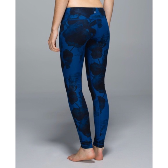 Lululemon luxtreme wunder under jumbo inkwell floral print full length tights - Picture 8 of 8
